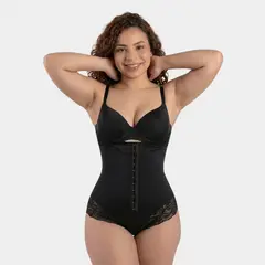 BESEGURA - FAJA BODY STRAPLESS CON ENCAJE SILICONADO