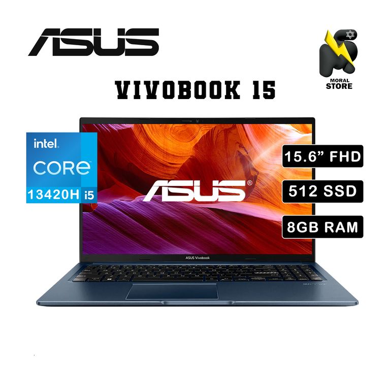 LAPTOP VIVOBOOK X1502VA-BQ903W/ INTEL CORE i5 - 13420H/ 8 GB RAM /512GB SSD/ 15.6 FHD