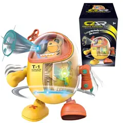GENERICO - Juguete Mecha Robot Bailarin de Exploración Interestelar T-1 con Luces y Sonidos