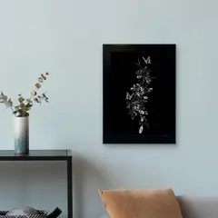 MOON - Calma en las flores cuadro que brillla en la oscuridad