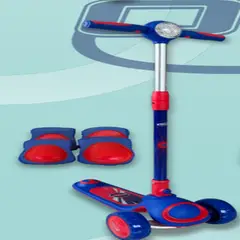 OKA - SCOOTER PARA NIÑOS MAXI CON LUCES LED, Bluetooth y Altura Regulable