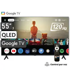 BLACKLINE - Televisor 55 QLED 4K Smart TV BL55-T6210QD 120HZ
