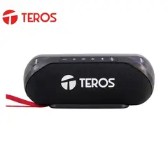 TEROS - Parlante Inalámbrico TE-6047N Bluetooth USB FM - Negro
