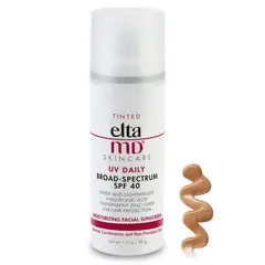 ELTAMD - Protector solar diario con color UV de amplio espectro SPF40 48 g