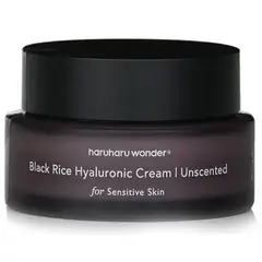 HARUHARU WONDER - Crema hidratante de arroz negro con 10 tipos de ácido hialurónico sin fragancia 50 ml