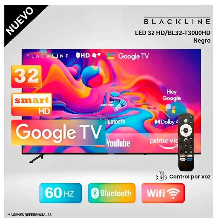 Televisor Smart TV LED 32” HD BL32-T3000HD Modelo Nuevo