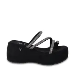 Gotta - Sandalia Plataforma Negra Mujer 45826