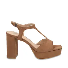 Gotta - Sandalia Taco Camel Mujer 65910