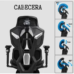 GENERICO - SILLA ERGONOMICA SMA GAMING - X