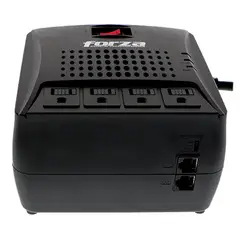 FORZA POWER TECHNOLOGIES - Estabilizador de Voltaje Forza FVR-3002 4 Salidas RJ45 Negro