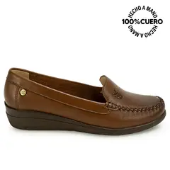 VIALE - Zapato Mocasín LE-2613 Cobre Cuero