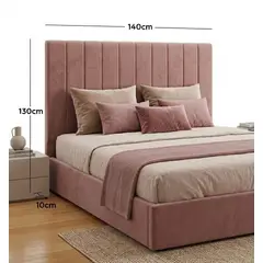 GENERICO - CAMA LINEAL OFERTA - ROSA 2 PLAZAS