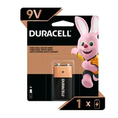 Duracell - Batería alcalina 9V x1