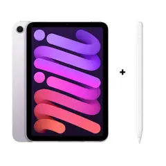 SNAPPLE - IPad Mini 7ma generación A17 Pro Wi‑Fi 128GB - Morado - iPad Mini 7ma + Pencil Alternativo Premium