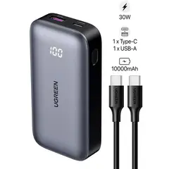 UGREEN - Mini Power Bank 10000mah 30w Carga Rápida Pb502-25185