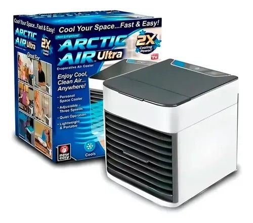 Ventilador Aire Acondicionado Portátil Humidificador Negro 3 en 1
