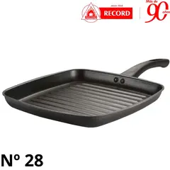 RECORD - Sartén Asador cuadrado Antiadherente Nº28