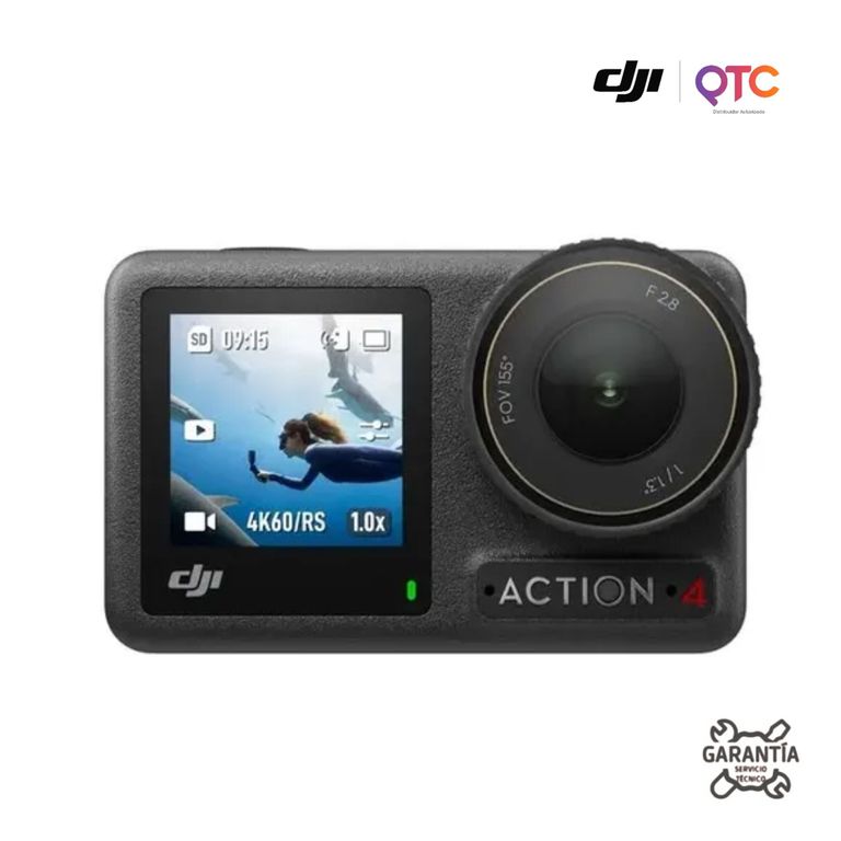 Osmo Action 4 Standard Combo Cámara Deportiva 4K Waterproof Profesional