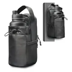 OEM - Bolsa Magnética para Gimnasio Porta Botella Celular y Llaves con 5 Bolsillos Multifuncional