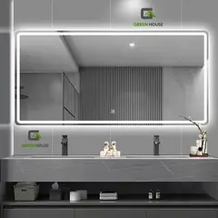 GREEN HOUSE - ESPEJO MOD: GRECIA LED 3 TIEMPOS TOUCH 100x70cm