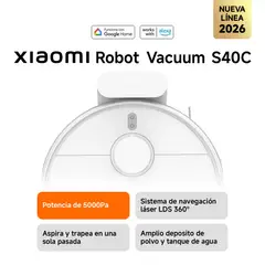 XIAOMI - Aspiradora robot Robot Vacuum S40C