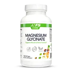 GENERICO - Glicinato de Magnesio 400 mg NFS Core - 120 Capsulas