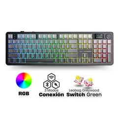 AULA - Teclado Mecánico F108 Pro RGB Negro Degradado