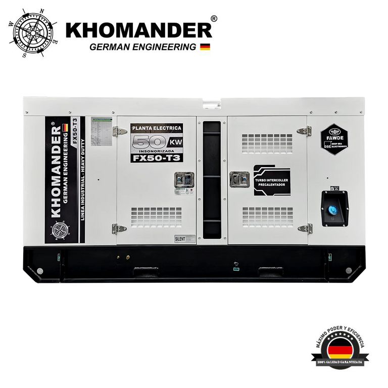 GRUPO ELECTROGENO 50 KW TRIFASICO MOTOR FAWDE-