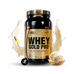 Level Pro - Proteina Whey Gold Pro 2.43 lbs - Vanilla Cream
