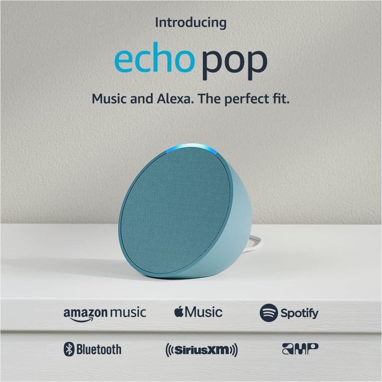 PARLANTE INTELIGENTE ECHO POP - VERDE AZULADO