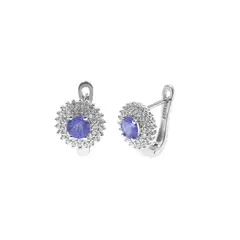 BALIQ - Aretes Piedra Aura Plata 925