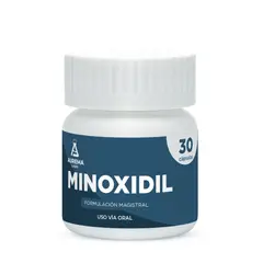 GENERICO - Minoxidil Formula Magistral Tratamiento Anti caída de 30 caps Aurema LABS