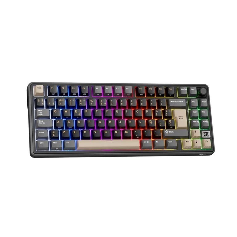Teclado RK X87 Wireless 75% Phantom Switch Creamy