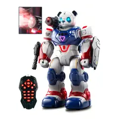 TOYS MASTER - Panda Robot a Control Remoto Lanza Niebla