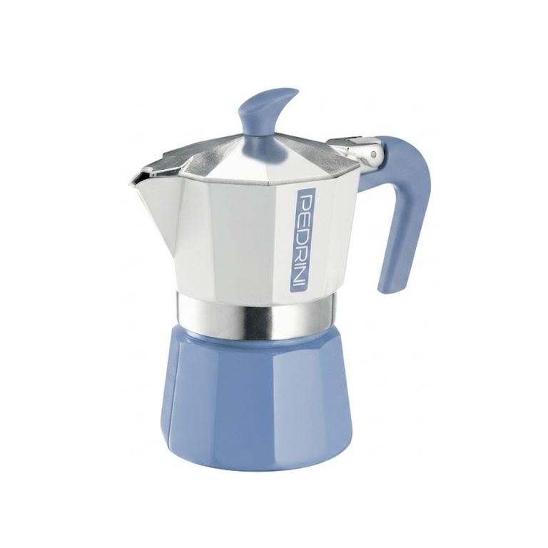 Cafetera Moka Color Blue 3 tz
