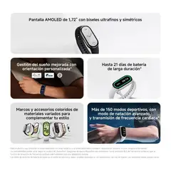 XIAOMI - Pulsera Smart Band 10 Black Amoled
