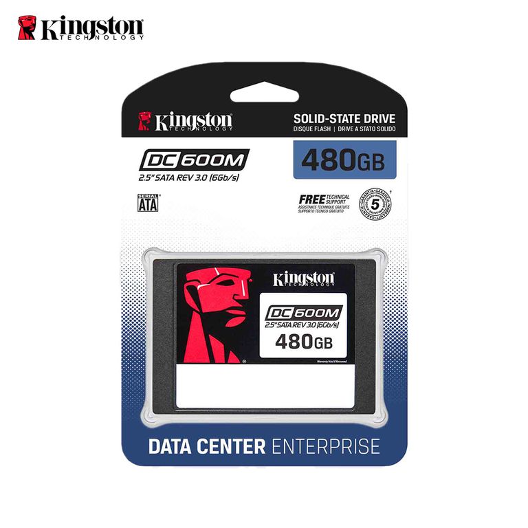 Disco SSD DC600M 480GB, SATA Rev. 3.0 (6Gb/seg), 2.5"