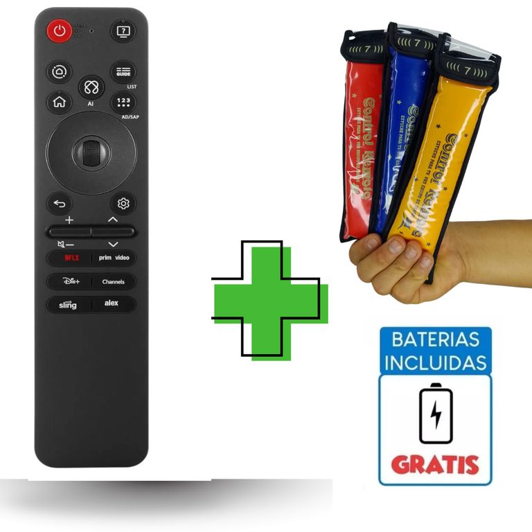 Control LG MR25 Magic WebOS 2025 Con Puntero Y Voz + Funda