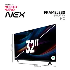 OEM - Televisor Nex 32 Pulg Smart TV LED HD Smart TV TVLED32S