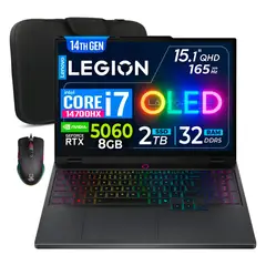 LENOVO - Laptop Legion 5 Oled Core i7-14700hx 2tb Ssd 32gb Ram Nvidia 8gb Rtx5060, 15.1 WQXGA 165Hz