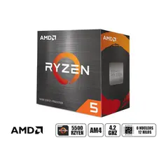 AMD - Procesador Ryzen 5 5500 3.6GHz AM4