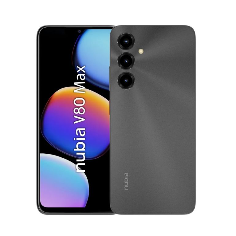 CELULAR NUBIA V80 MAX 4GB+256GB - NEGRO REGISTRADO