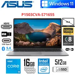 ASUS - Laptop ExpertBook P1 P1503CVA-S71655 15.6 FHD Intel Core i5-13420H 16GB RAM 512GB SSD