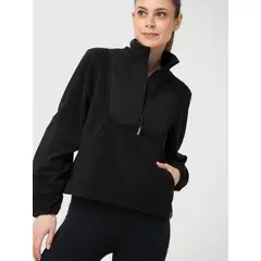 BSOUL - Polar Mujer Mid Zip Negro