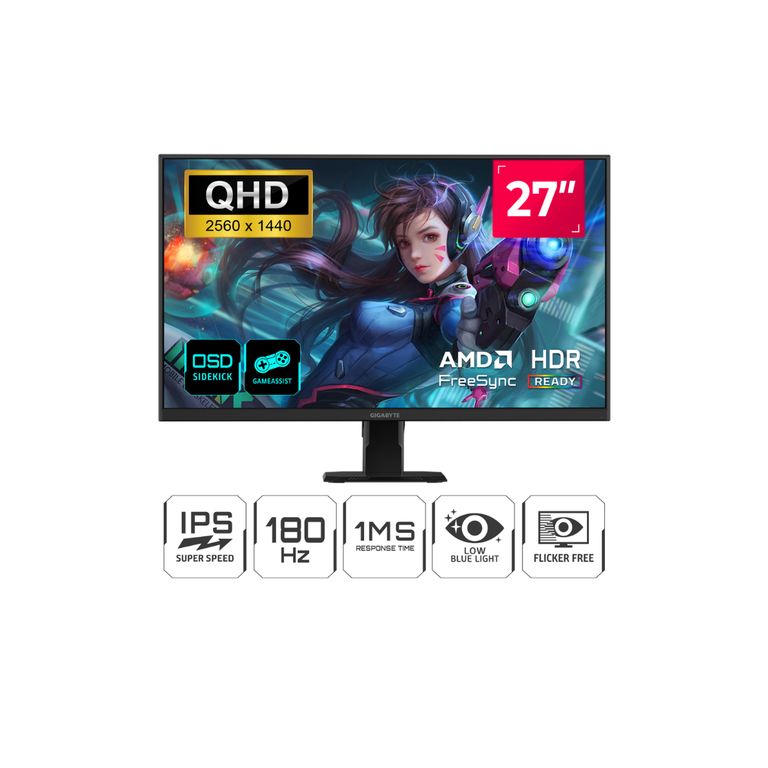 MONITOR GS27QA 27 QHD 2560x1440 180HZ 1MS HDMI DP FREESYNC