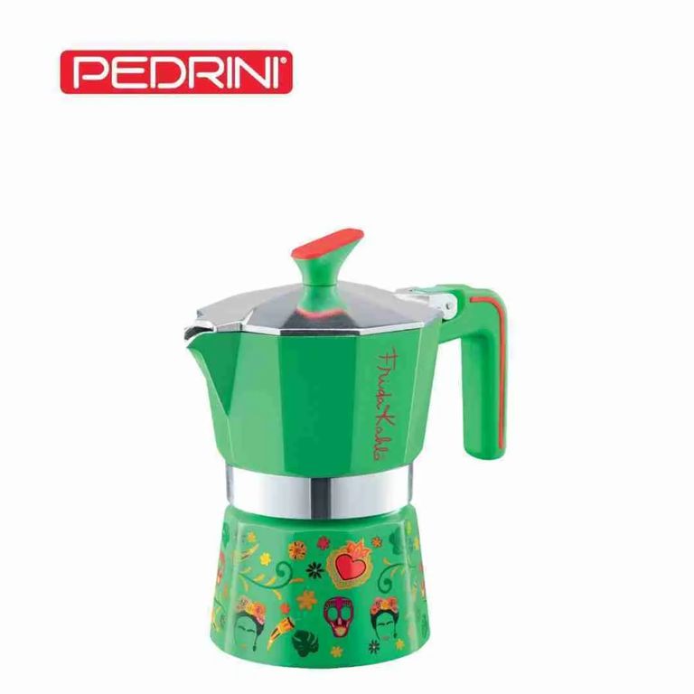 Cafetera Italiana Frida Kahlo Verde 3tz -