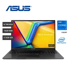 ASUS - Laptop VIVOBOOK 16 X1605VA-MB1440,CORE I7 13620H,16GB,512GB,16.1″