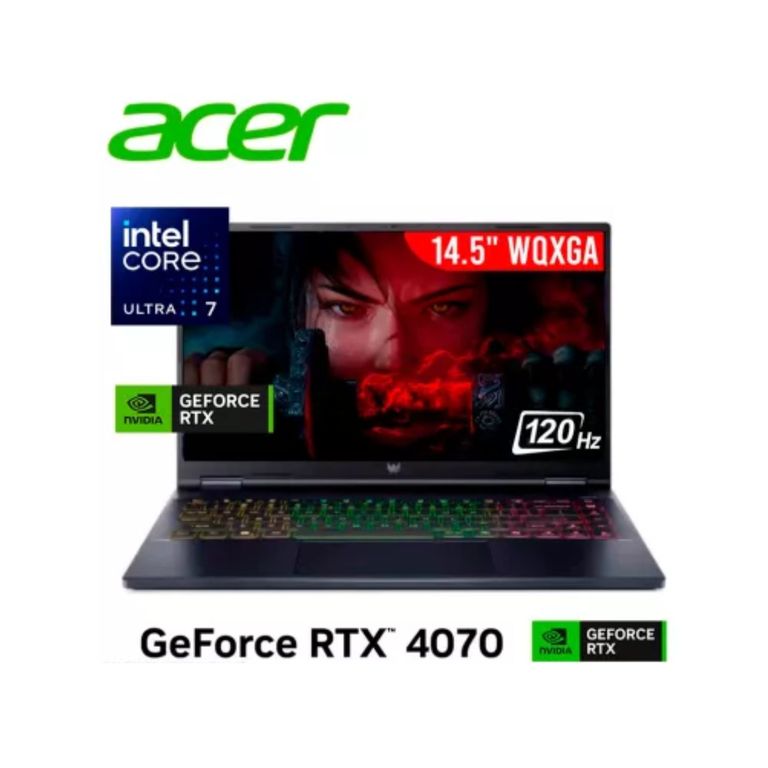 Laptop Gamer Predator Helios Neo 14 PHN14-51-79UB Intel Core Ultra 7-155H 16GB 1TB SSD RTX 4070-8GB