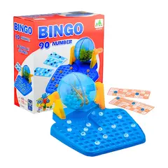 GENERICO - BINGO 90 NUMBER JUEGO DE MESA FAMILIAR