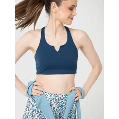 BSOUL - Bra Mujer Racerback Azul